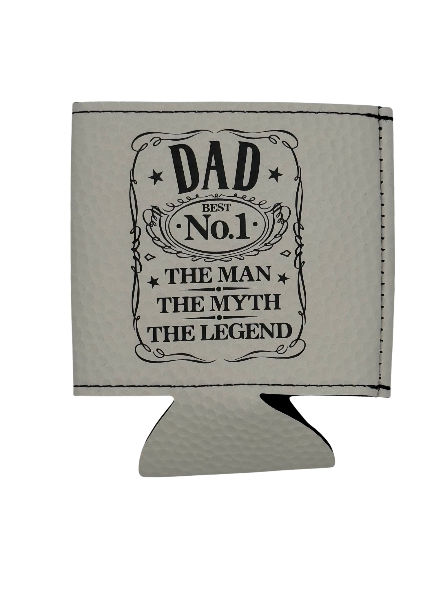 No. 1 Dad Leatherette Can Cooler