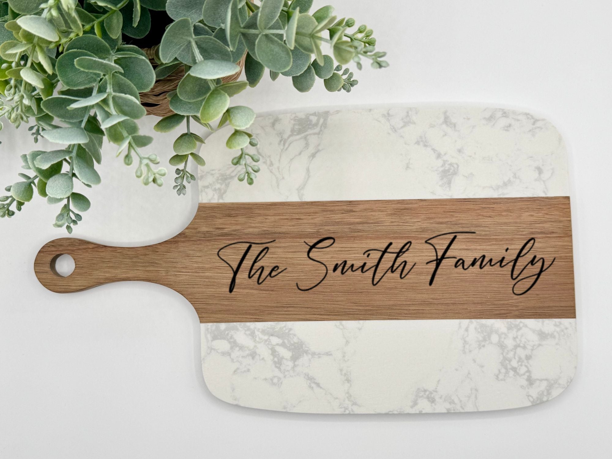 Custom Engravable Marble Serving Board Set - 5 Piece Set