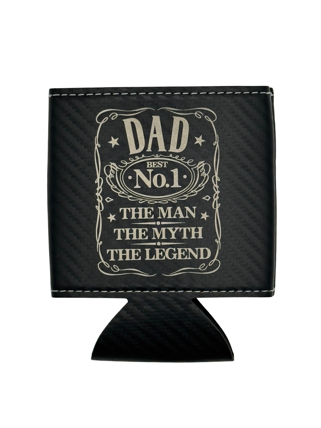 No. 1 Dad Leatherette Can Cooler