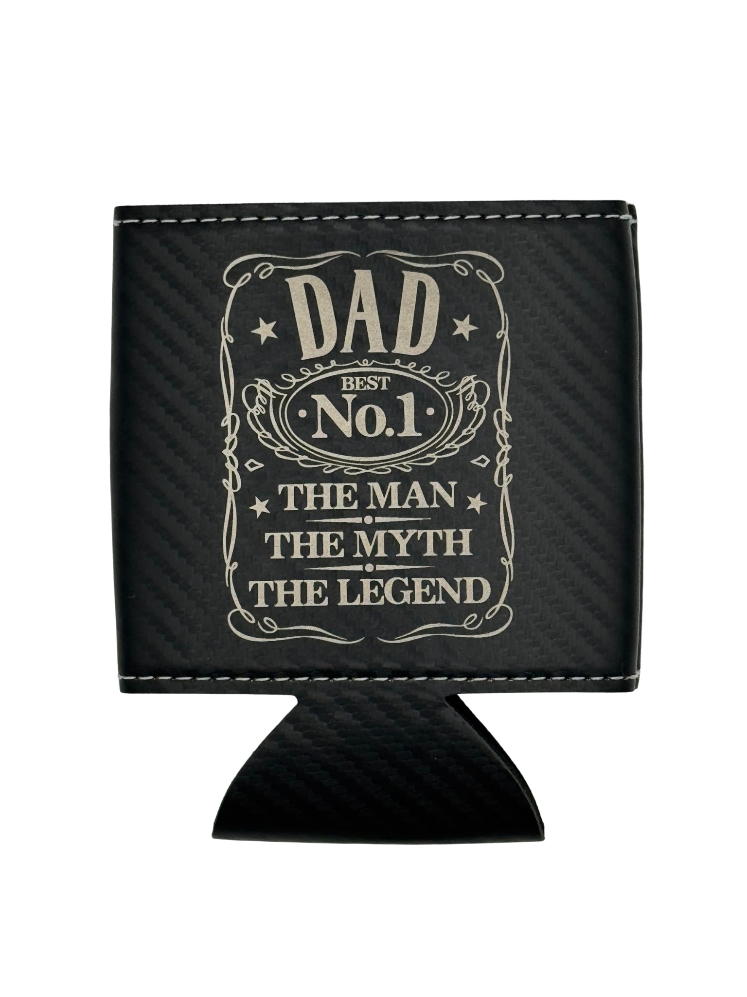 No. 1 Dad Leatherette Can Cooler