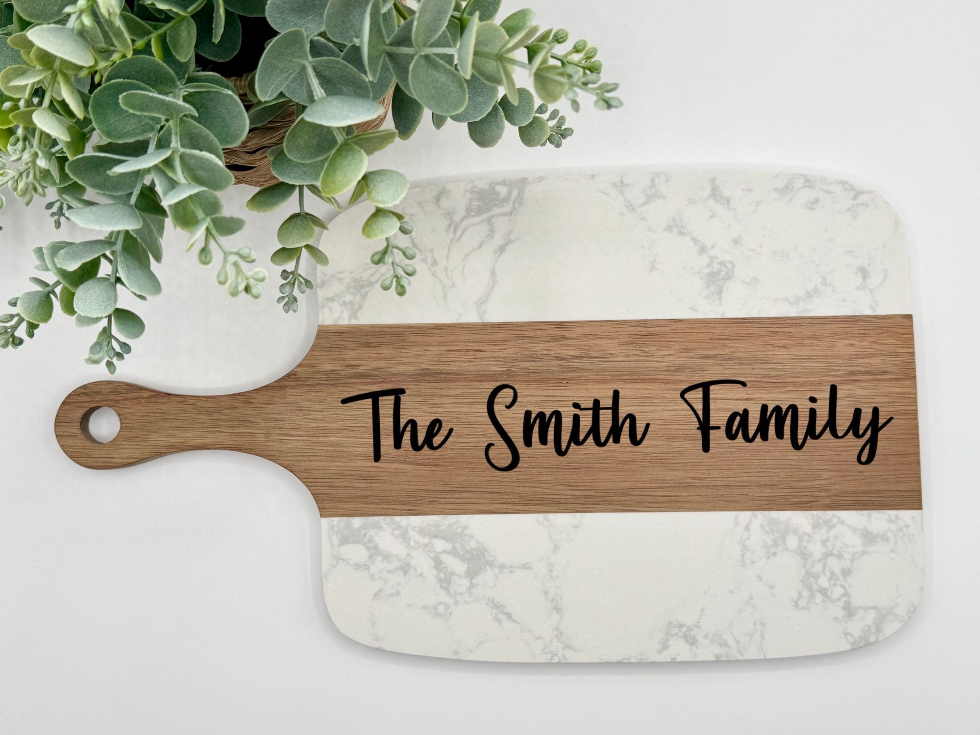 Custom Engraved Marble Serving Board Set - 5 Piece Set