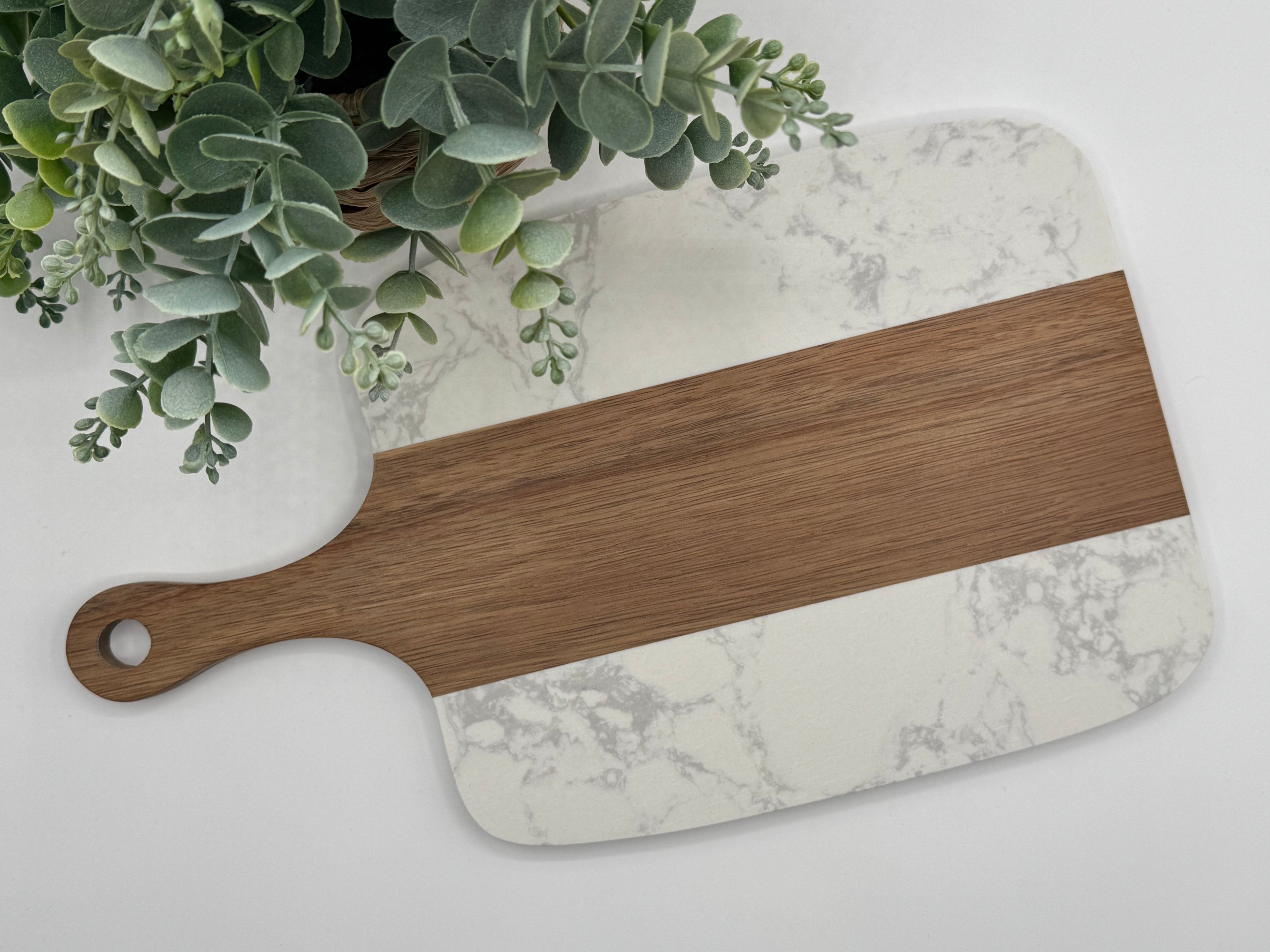 Custom Engravable Marble Serving Board Set - 5 Piece Set
