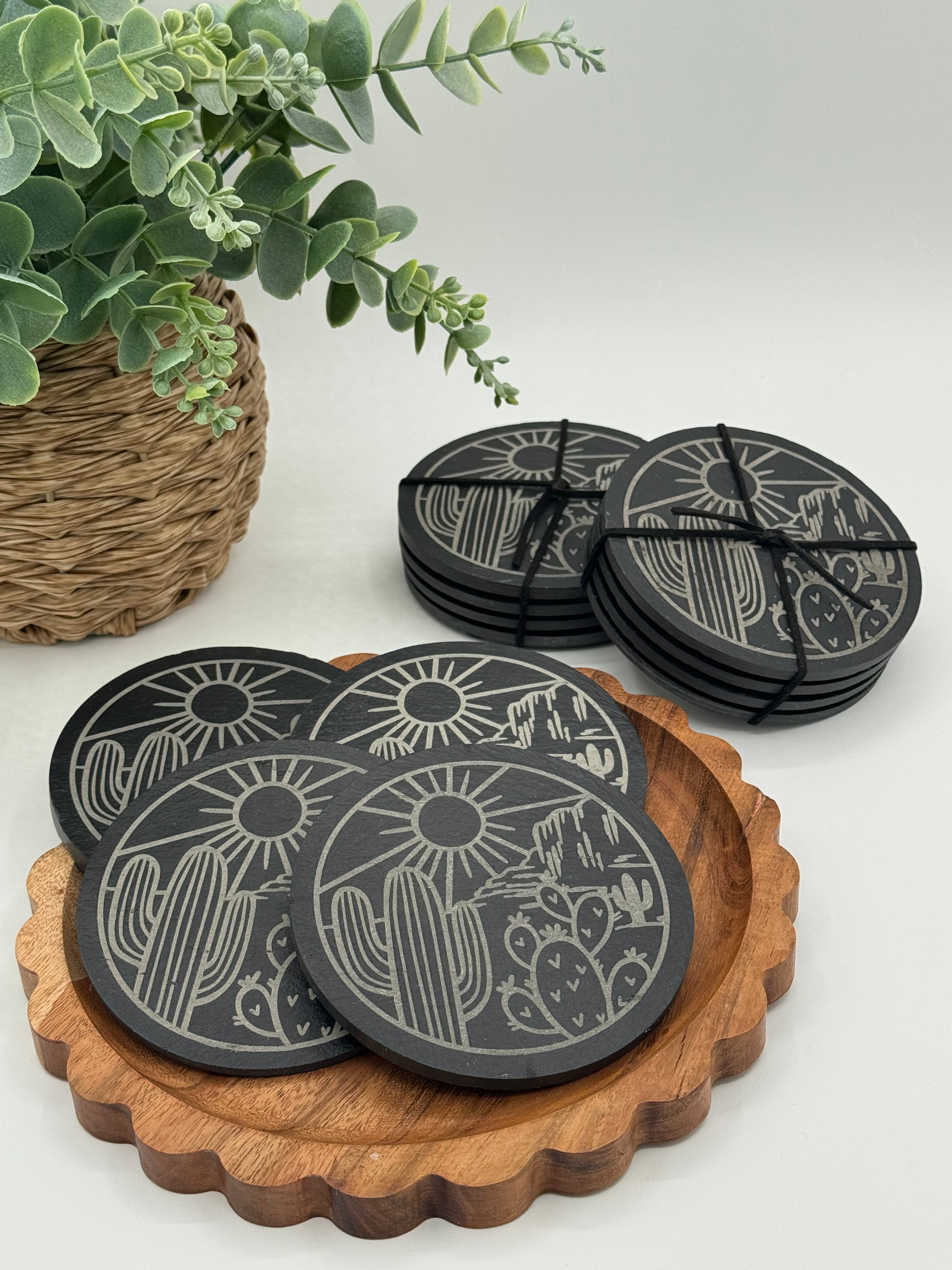 Slate Coasters - 4 Piece Set