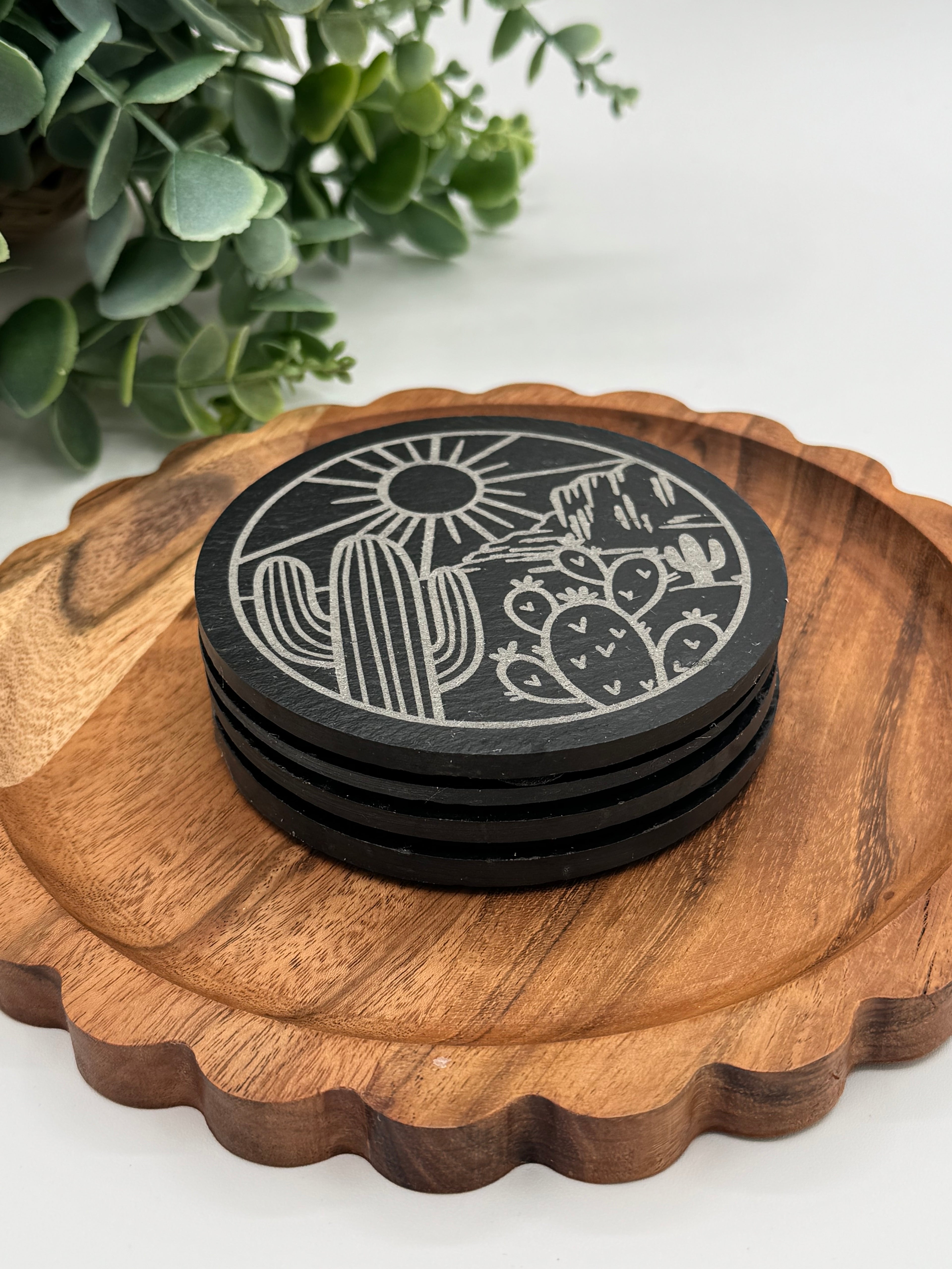 Slate Coasters - 4 Piece Set