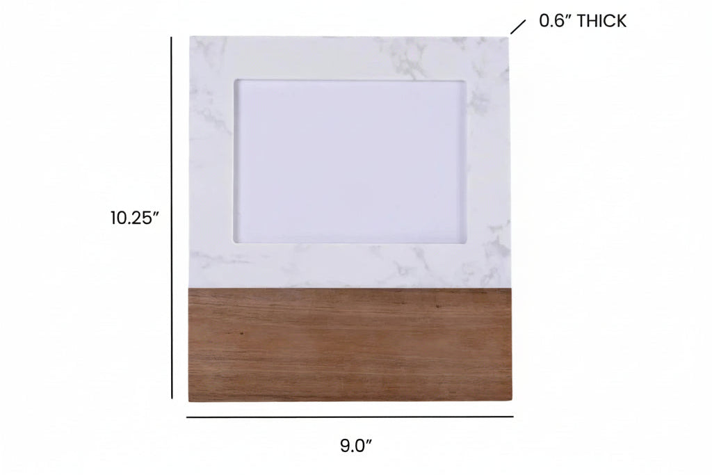 Custom Engraved Marble Picture Frame 5"x7"